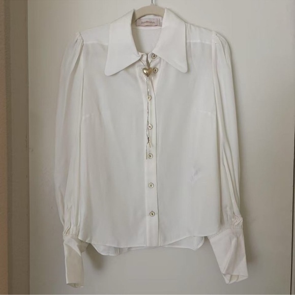 NWOT Zimmermann Collared Blouse - Picture 5 of 12